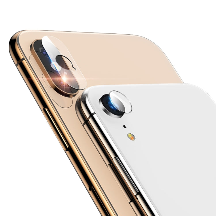 2 uds mocolo 0,15mm 9H 2.5D borde redondo lente de la cámara trasera película de vidrio templado, for iphone xs / x, for iphone xr, for iphone xs max, for iphone 8plus / 7plus, for iphone 8 / 7