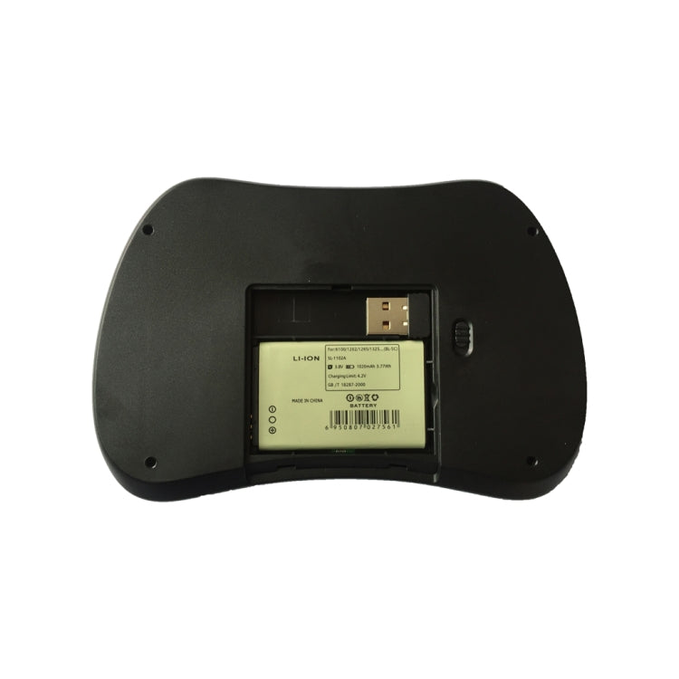 I8 Max 2,4 GHz Mini teclado inalámbrico con panel táctil recargable Fly Air Mouse juego inteligente retroiluminado de 7 colores