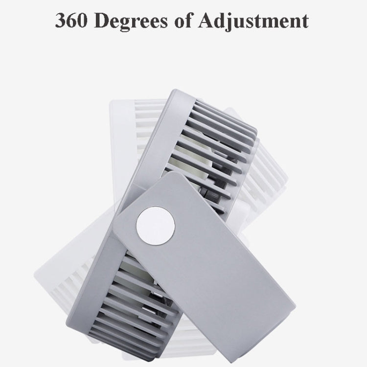 Mini ventilador USB de doble hoja de escritorio de escritorio de frijol pequeño