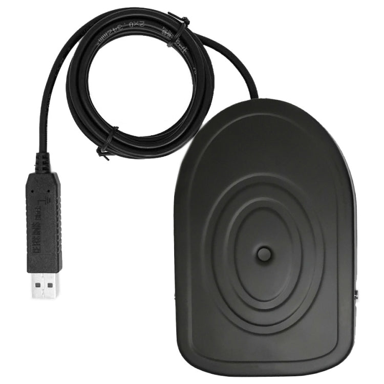 Metal USB interruptor de pie único Control de Pedal teclado ratón PC, 1 Foot Switch (Metal)