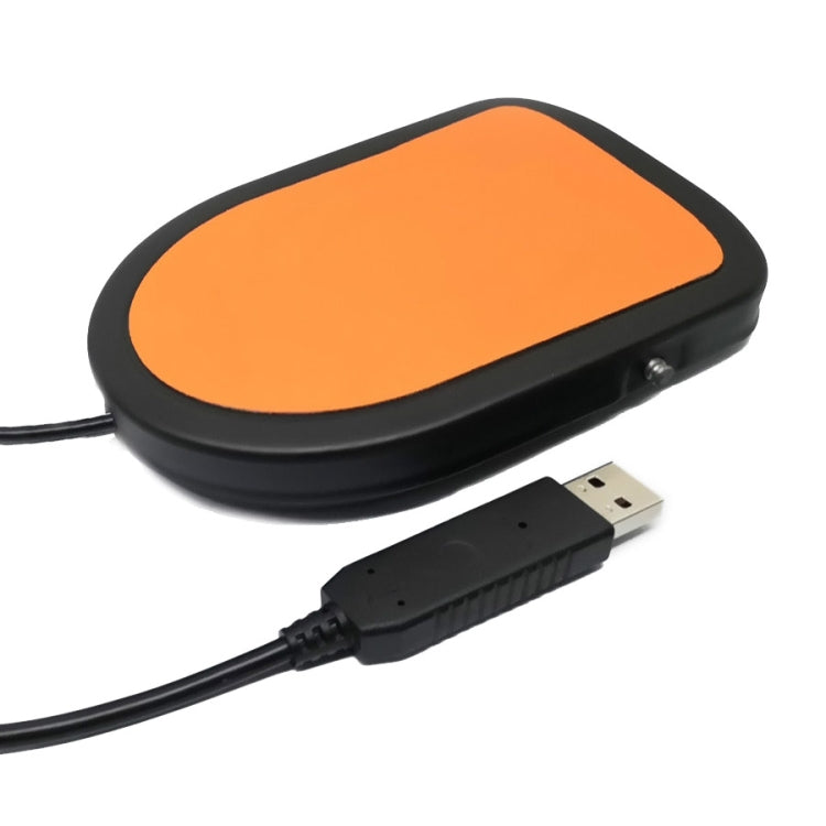 Metal USB interruptor de pie único Control de Pedal teclado ratón PC, 1 Foot Switch (Metal)