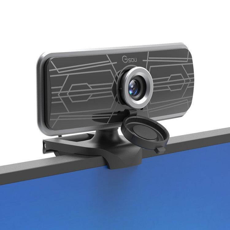 Cámara web Gsou T16s 1080P HD con cubierta, micrófono incorporado para clases en línea, transmisión de vídeo de conferencias