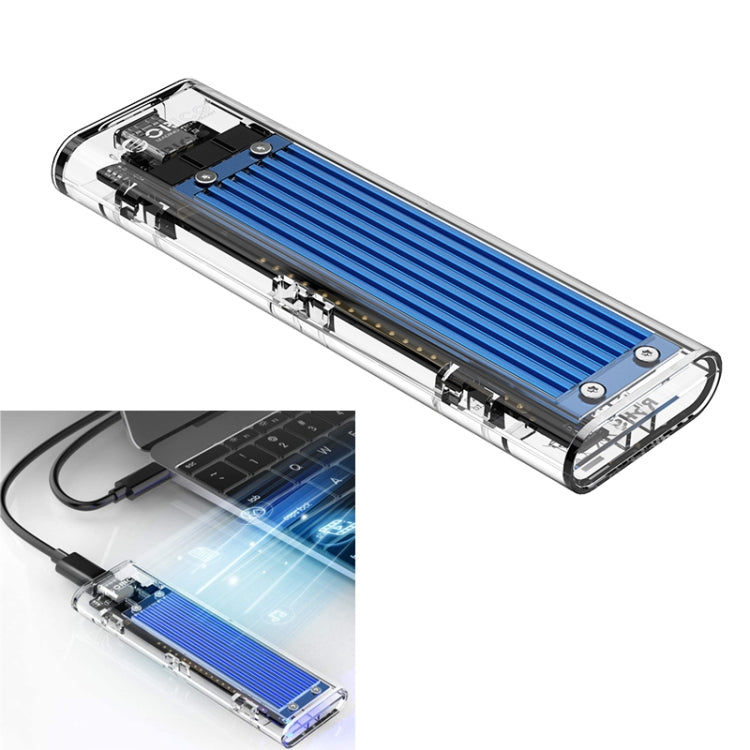 ORICO TCM2M-C3 M.2 SSD Caja de disco duro de doble protocolo