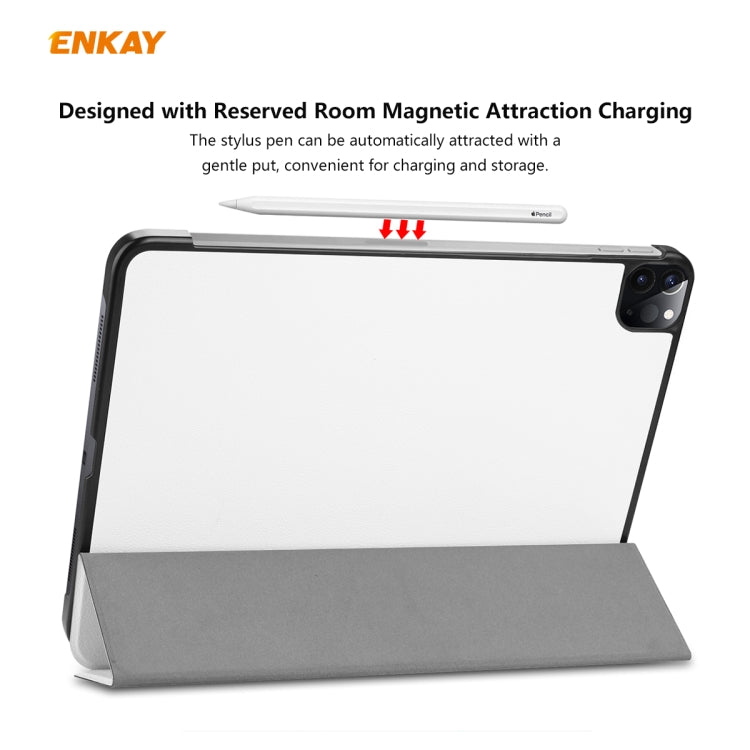 ENKAY ENK-8001 Estuche inteligente de cuero con tapa horizontal con patrón de mezclilla con soporte para iPad Pro 11 (2020), For iPad Pro 11 (2020)