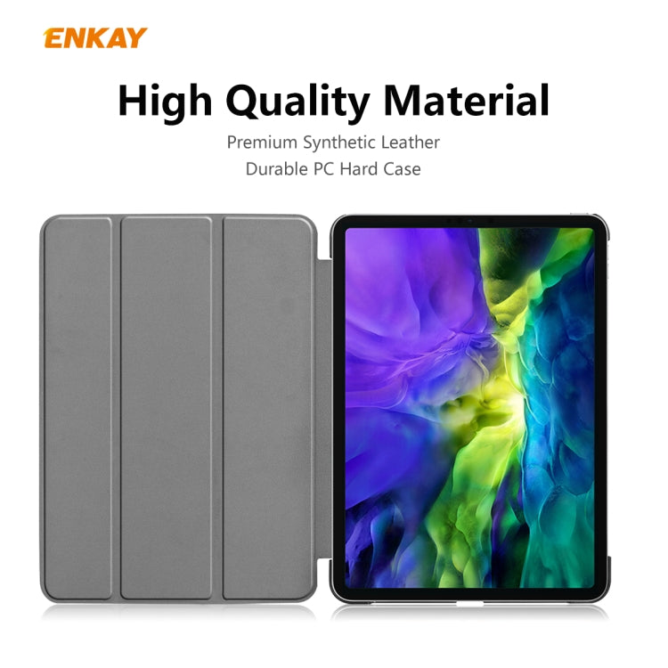 ENKAY ENK-8001 Estuche inteligente de cuero con tapa horizontal con patrón de mezclilla con soporte para iPad Pro 11 (2020), For iPad Pro 11 (2020)