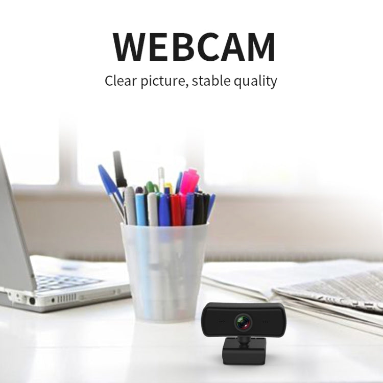C3 400W Píxeles Resolución 2K Enfoque automático Cámara web HD 1080P Rotación 360 para transmisión en vivo Videoconferencia Trabajo Cámara web con micrófono USB sin controlador, C3