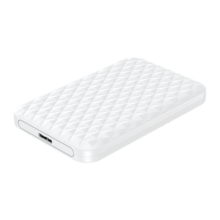 Caja de disco duro portátil ORICO 2520U3 de 2,5 pulgadas, White, Black