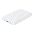 Caja de disco duro portátil ORICO 2520U3 de 2,5 pulgadas, White, Black
