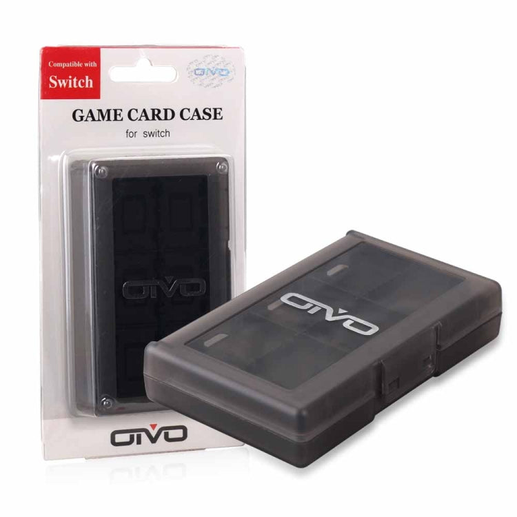 OIVO IV-SW029 24in1 Caja de almacenamiento de tarjeta de memoria de juego Estuche de tarjeta para Nintendo Switch