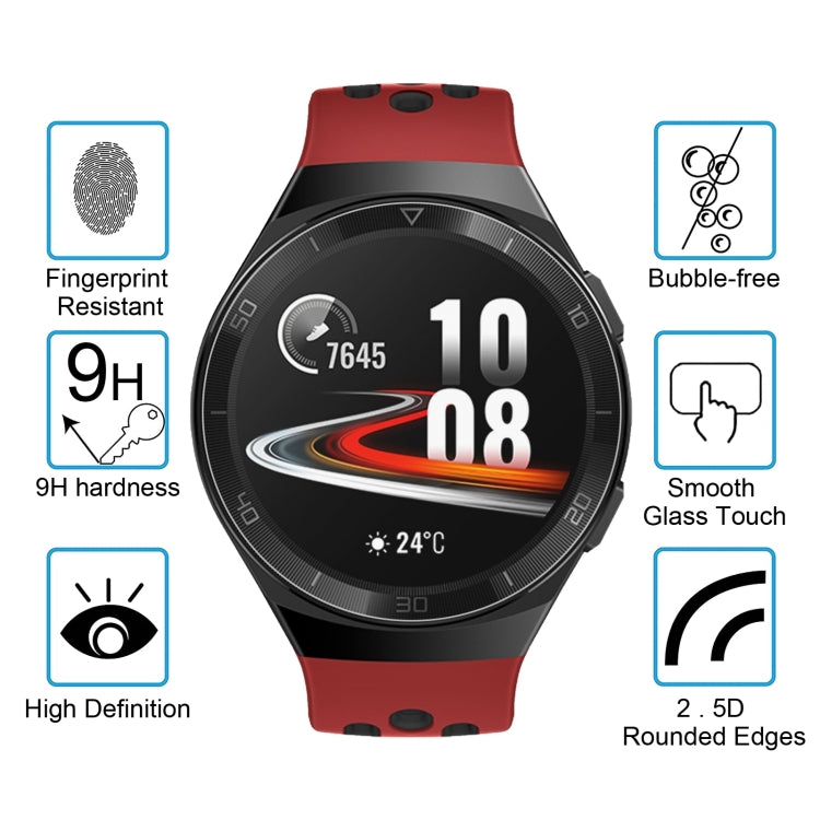 Para reloj Huawei GT2e película de vidrio templado 3 piezas