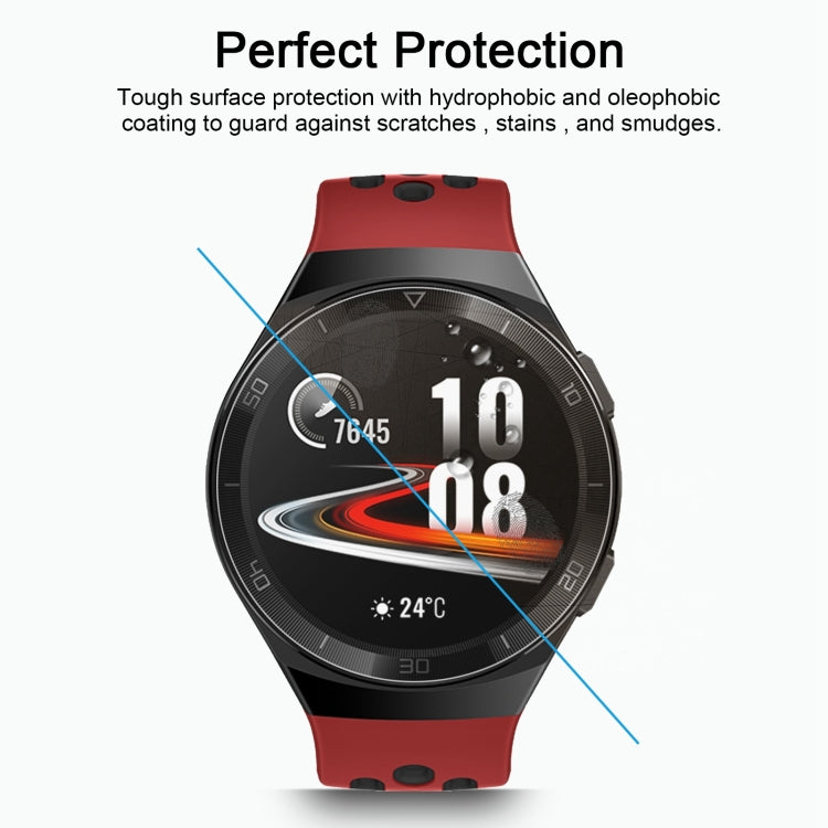 Para reloj Huawei GT2e película de vidrio templado 3 piezas