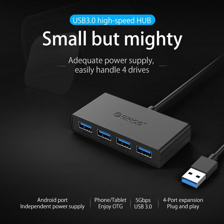 ORICO G11-H4-U3-100-BK HUB USB3.0 de 4 puertos