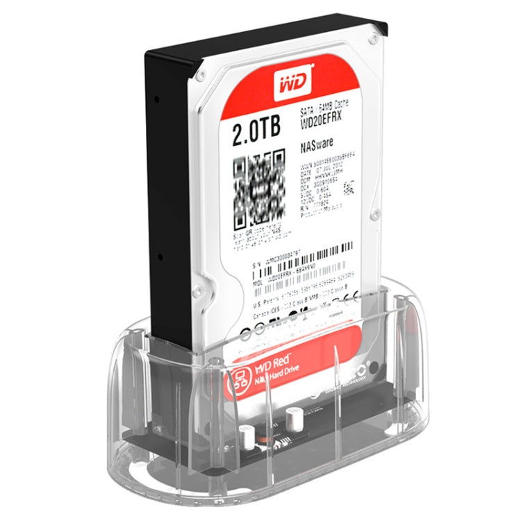 ORICO 6139C3-G2 Base para disco duro tipo C transparente USB3.1 Gen2 de 3,5 pulgadas