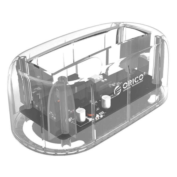 ORICO 6139C3-G2 Base para disco duro tipo C transparente USB3.1 Gen2 de 3,5 pulgadas