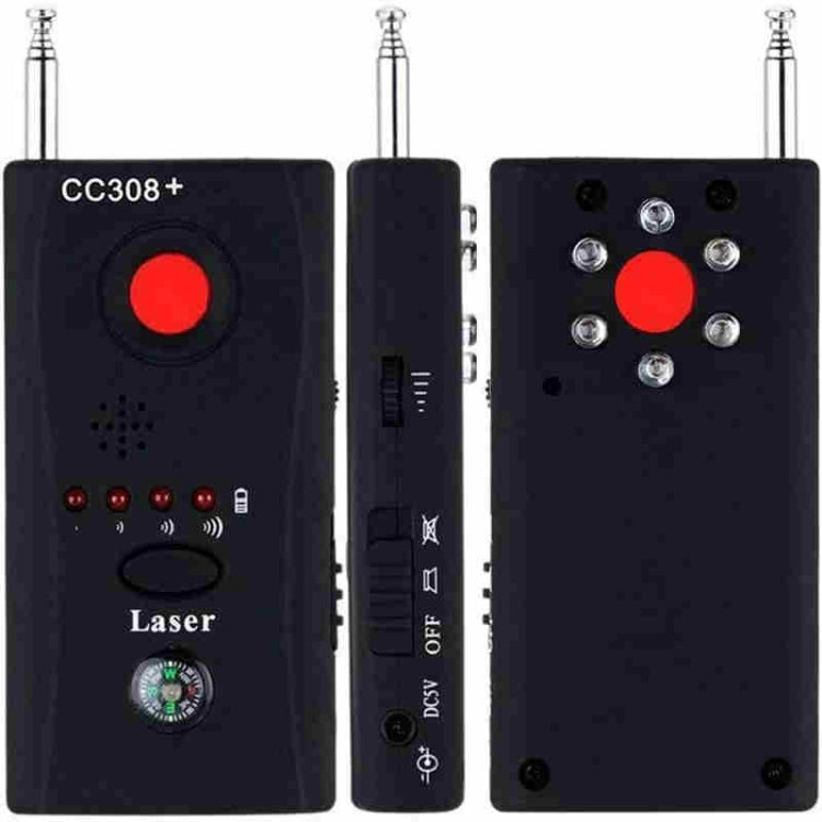 CC308 Detector láser de cámara de rango completo Mini buscador de dispositivos GSM de señal de cámara inalámbrica