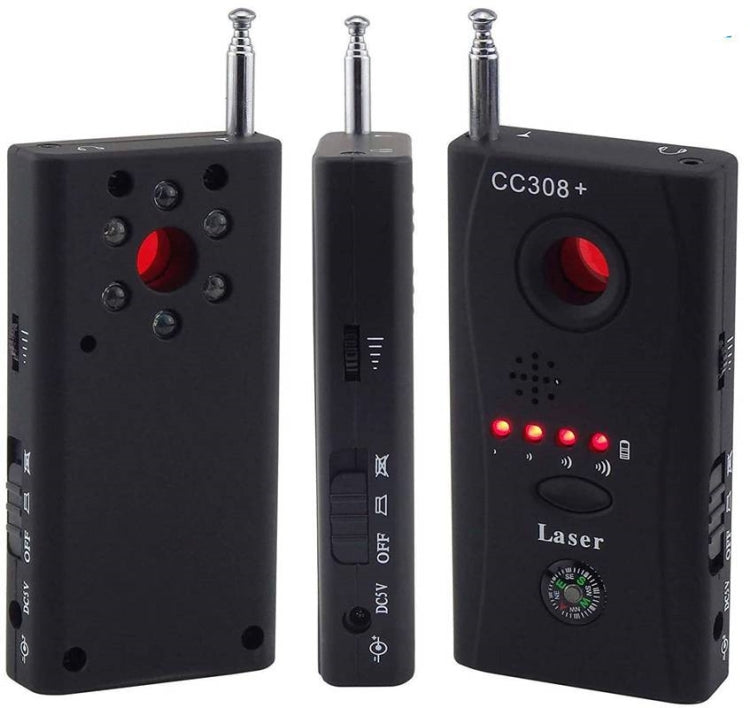 CC308 Detector láser de cámara de rango completo Mini buscador de dispositivos GSM de señal de cámara inalámbrica