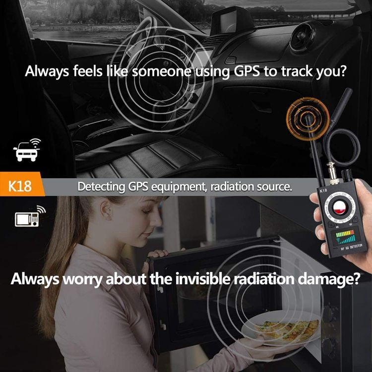 ZS-k18 GPS Tracking GSM Buscador de dispositivo de escucha Detector de cámara inalámbrica, US Plug