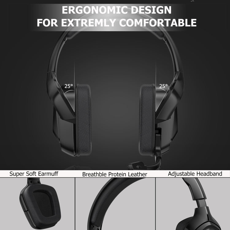 ONIKUMA K20 PS4 Auriculares estéreo para juegos con micrófono/luz LED para XBox One/tableta portátil