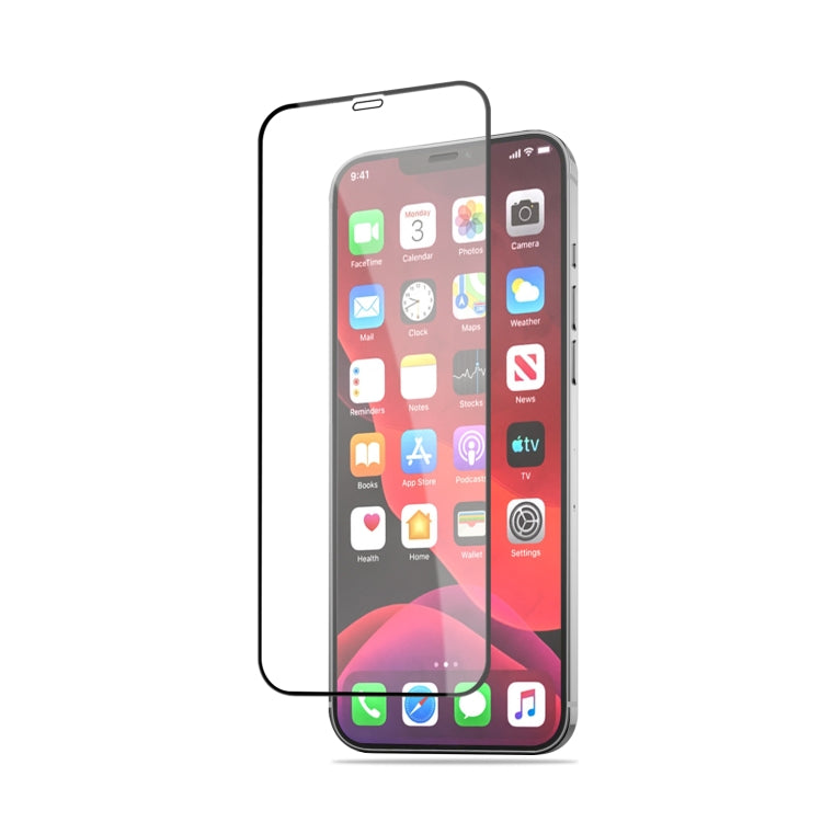 mocolo 0.33mm 9H 3D Película de vidrio templado de pantalla completa curvada con pegamento completo, For iPhone 12, For iPhone 12 Pro, For iPhone 12 Pro Max
