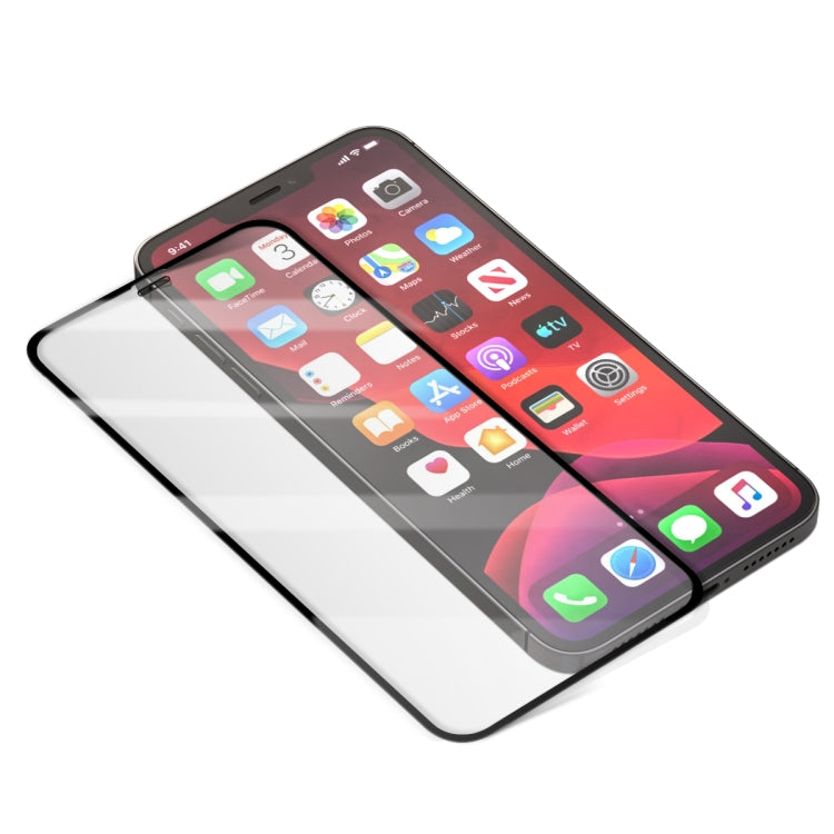 mocolo 0.33mm 9H 3D Película de vidrio templado de pantalla completa curvada con pegamento completo, For iPhone 12, For iPhone 12 Pro, For iPhone 12 Pro Max