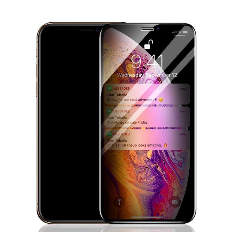 mocolo 0.33mm 9H 2.5D Pegamento completo Privacidad Película de vidrio templado antideslumbrante, For iPhone 12, For iPhone 12 Pro, For iPhone 12 Pro Max