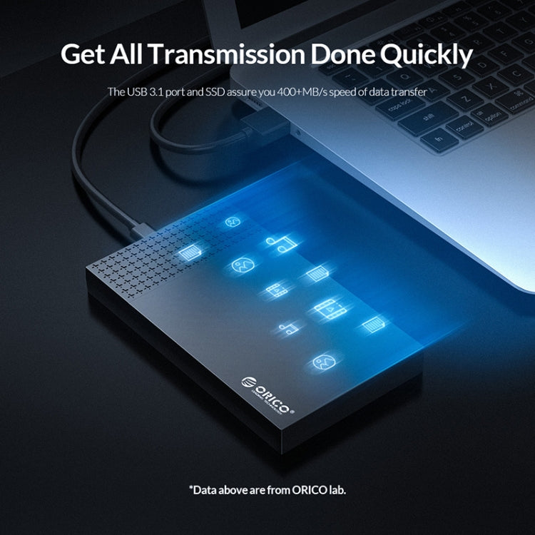 ORICO 2526C3 Caja de disco duro portátil USB-C / Type-C de 2,5 pulgadas