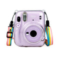 Richwell Carry Case Bag Crystal Hard Cover con correa para el hombro para Fujifilm Instax Mini 11