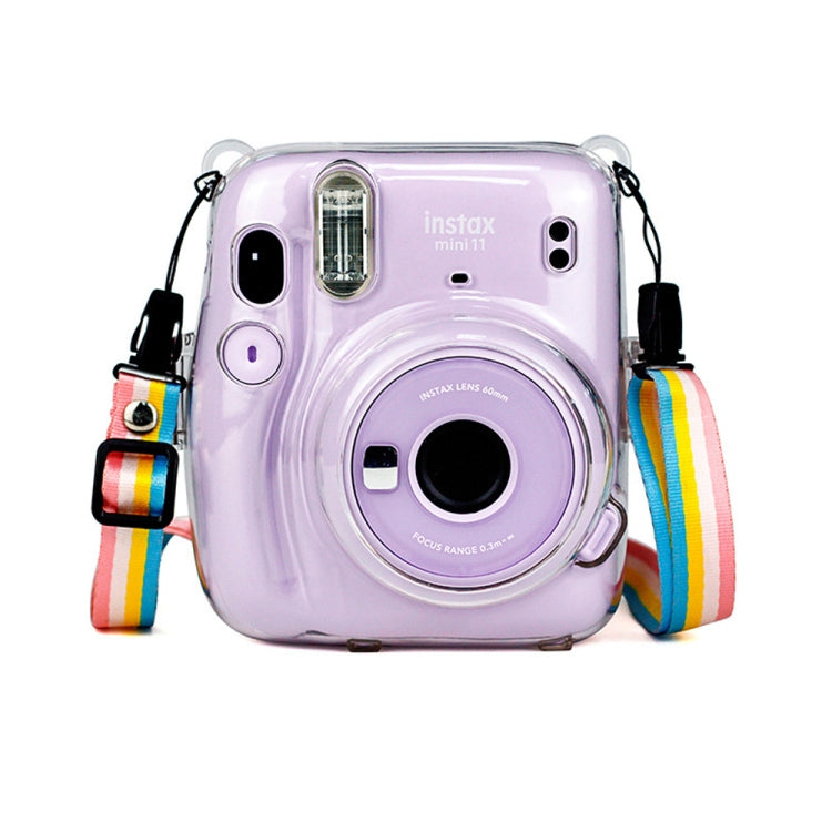 Richwell Carry Case Bag Crystal Hard Cover con correa para el hombro para Fujifilm Instax Mini 11
