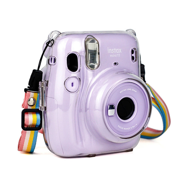 Richwell Carry Case Bag Crystal Hard Cover con correa para el hombro para Fujifilm Instax Mini 11