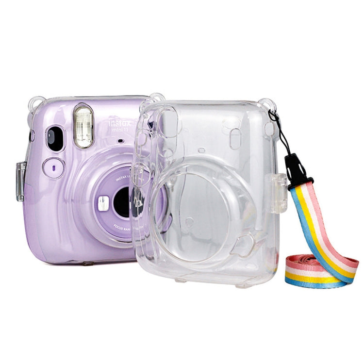 Richwell Carry Case Bag Crystal Hard Cover con correa para el hombro para Fujifilm Instax Mini 11