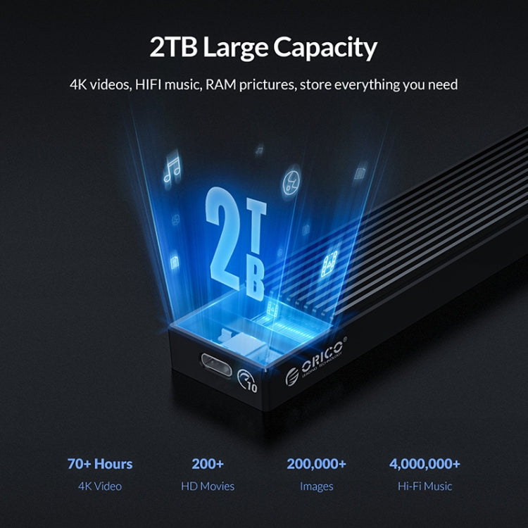 Caja SSD ORICO M2PV-C3 M.2 NVMe, ORICO M2PV-C3