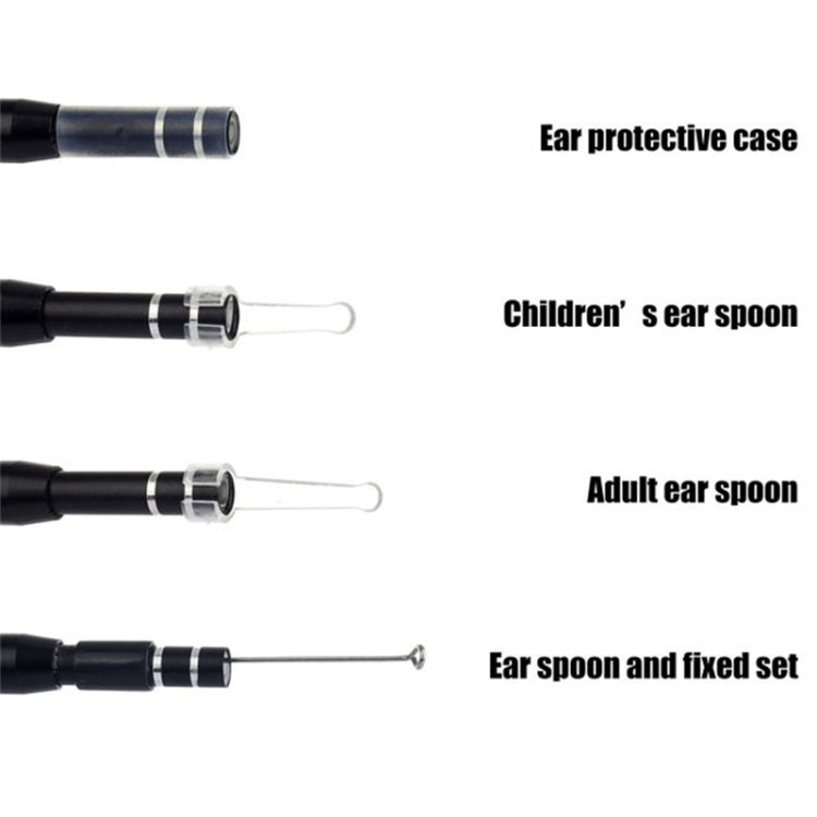 3 en 1 USB HD Digital Inspección Otoscopio Tipo Oído Endoscopio Digital Cera de Oído