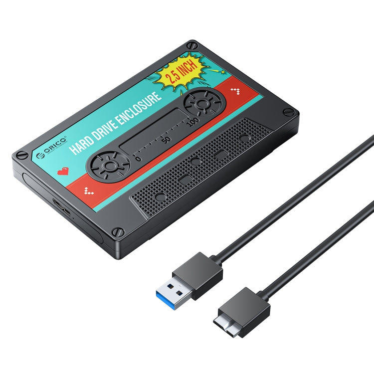 ORICO 2580U3 2,5 pulgadas USB 3,0 nostálgico HDD caja de disco duro móvil, 2580U3