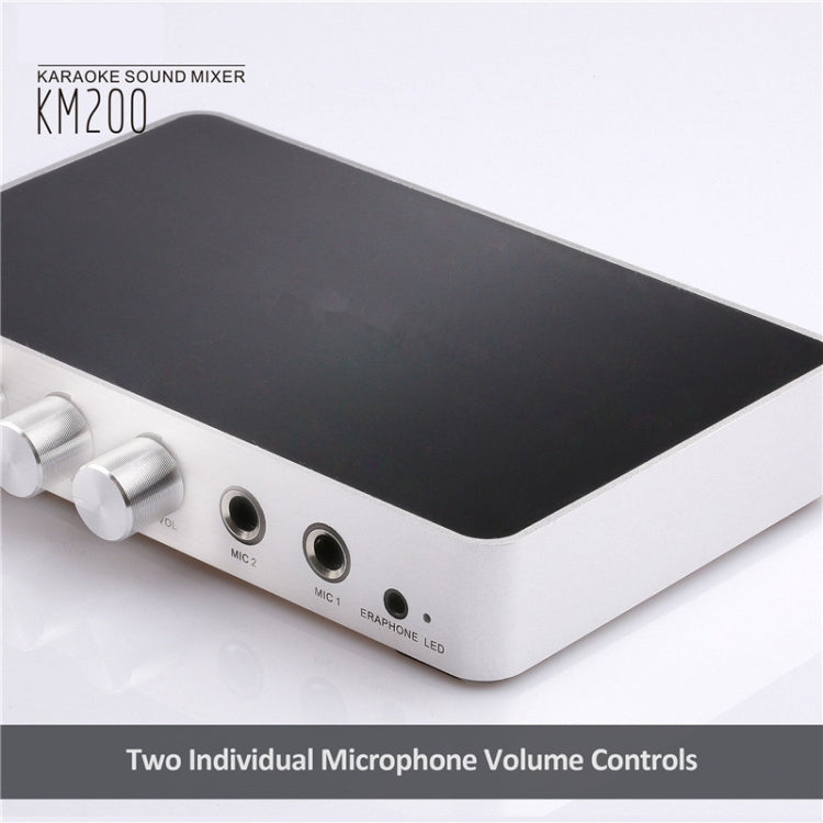 KM200-máquina de sistema de Audio estéreo Digital portátil, amplificador mezclador de Karaoke HDMI, 4K/2K, TV, PC, cine en casa