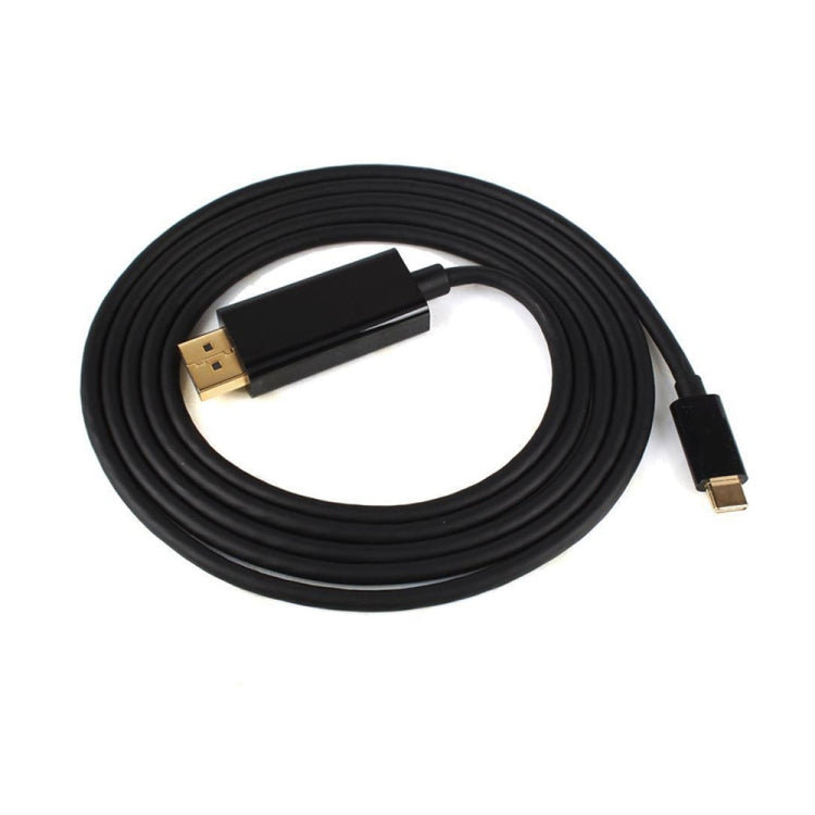 Cable adaptador DP de conexión 4K 60Hz tipo C a DP DisplayPort, longitud del cable: 1,8 m