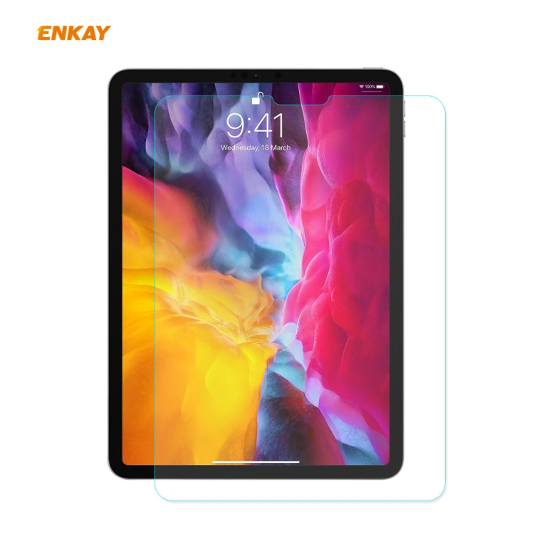 Para iPad Pro 11 2020/2018 2 PCS ENKAY Hat-Prince 0.33mm 9H Dureza superficial 2.5D Protector de vidrio templado a prueba de explosiones, For iPad Pro 11 2022 / 2021 / 2020 / 2018(2pcs)