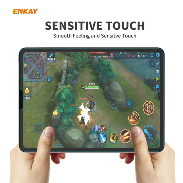 Para iPad Pro 11 2020/2018 2 PCS ENKAY Hat-Prince 0.33mm 9H Dureza superficial 2.5D Protector de vidrio templado a prueba de explosiones, For iPad Pro 11 2022 / 2021 / 2020 / 2018(2pcs)