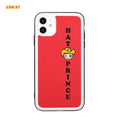 Para iPhone 11 Hat-Prince ENKAY ENK-PC046 Serie de dibujos animados PU Leather + PC Hard Slim Case Cubierta a prueba de golpes, For iPhone 11