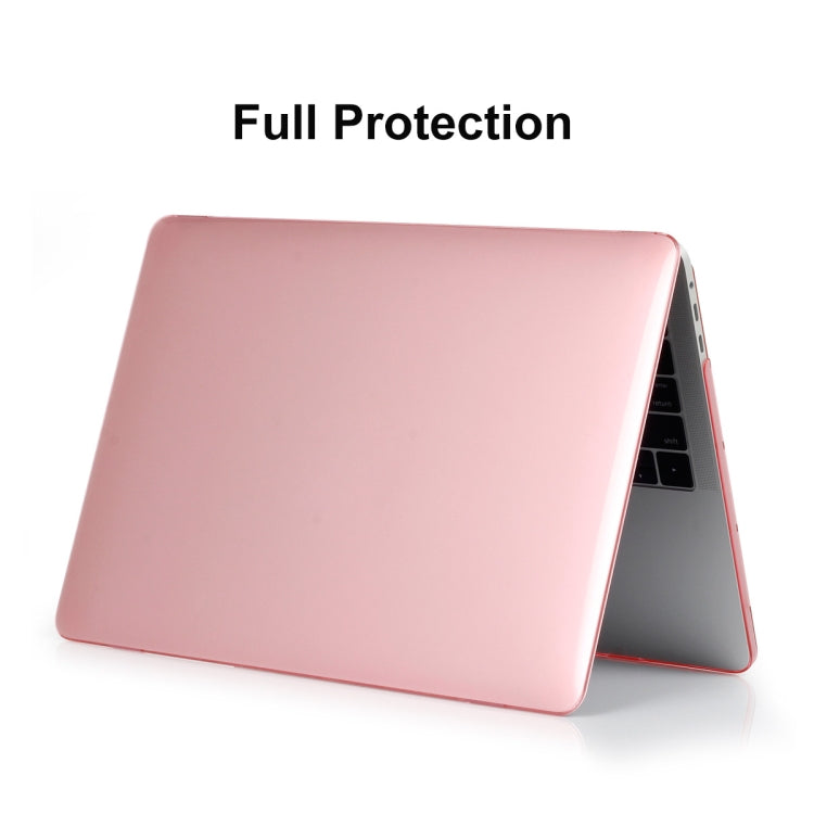 ENKAY Hat-Prince 3 en 1 para MacBook Pro 13 pulgadas A2289 / A2251 (2020) Estuche protector de carcasa dura de cristal + Versión europea Funda protectora de teclado ultrafina de TPU + Juego de tapones antipolvo                                          ...