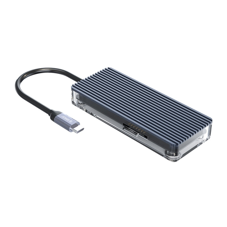 ORICO 6 en 1 HUB transparente tipo C, WB-6TS