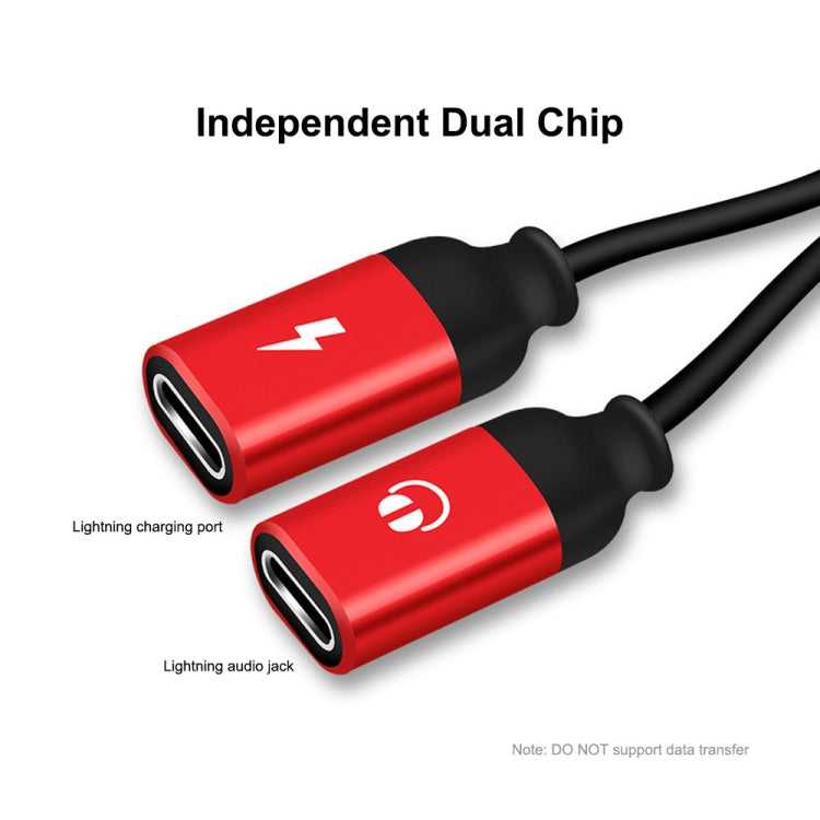 ENKAY ENK-AT104 Cable de conversión de adaptador de aleación de aluminio de 8 pines a doble 8 pines para escuchar canciones
