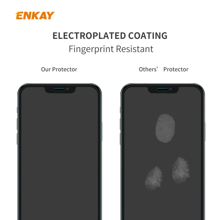 5 PCS ENKAY Hat-Prince 0.26mm 9H 2.5D Borde curvo Película de vidrio templado a prueba de explosiones, For iPhone 12 mini, For iPhone 12 / 12 Pro, For iPhone 12 Pro Max