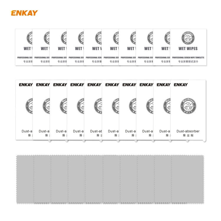 10 PCS ENKAY Hat-Prince 0.26mm 9H 2.5D Borde curvo Película de vidrio templado a prueba de explosiones, For iPhone 12 mini, For iPhone iPhone 12 / 12 Pro, For iPhone 12 Pro Max