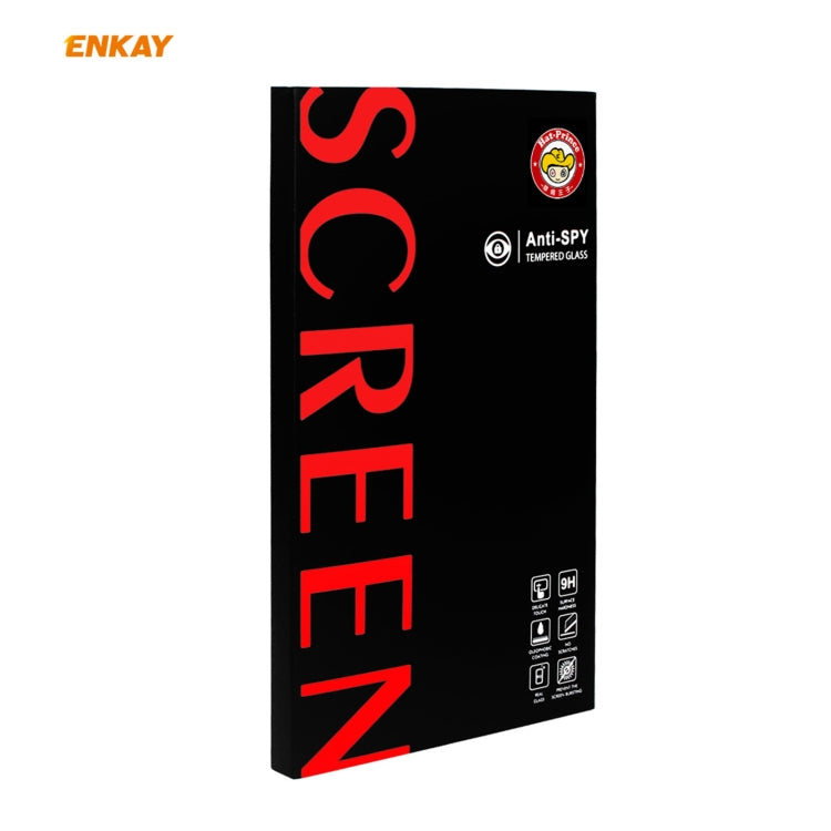 ENKAY Hat-Prince 0.26mm 9H 6D Privacidad Anti-espía Película de vidrio templado de pantalla completa, For iPhone 12 mini 5.4, For iPhone 12 / 12 Pro 6.1, For iPhone 12 Pro Max 6.7