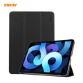 Para iPad Air 2020 10.9 / iPad Pro 11 2018 ENKAY ENK-8013 Funda inteligente de cuero PU + plástico con soporte triple, For iPad Air 11 2024 / Pro 11 2018 / Air 10.9 2022