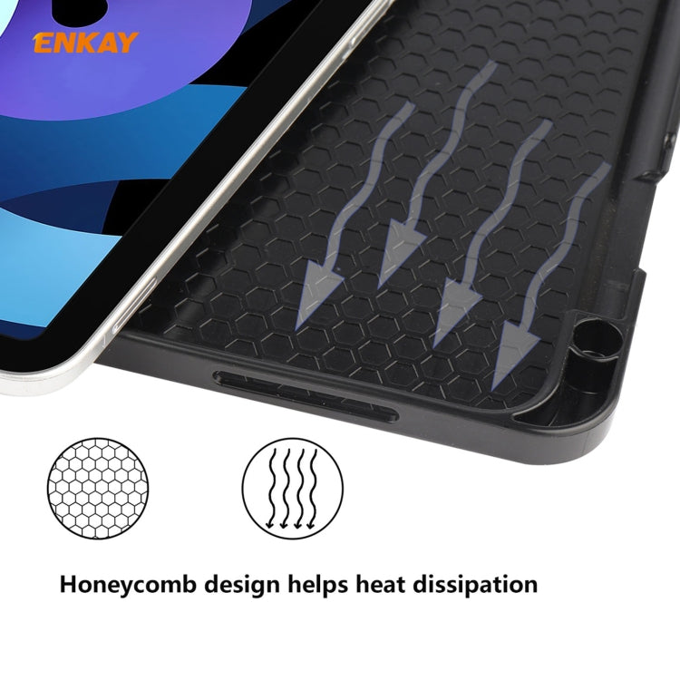 Para iPad Air 2020 10.9 / iPad Pro 11 2018 ENKAY ENK-8015 Funda inteligente de cuero PU + TPU con ranura para bolígrafo, For iPad Air 11 2024 / Pro 11 2018 / Air 10.9 2022