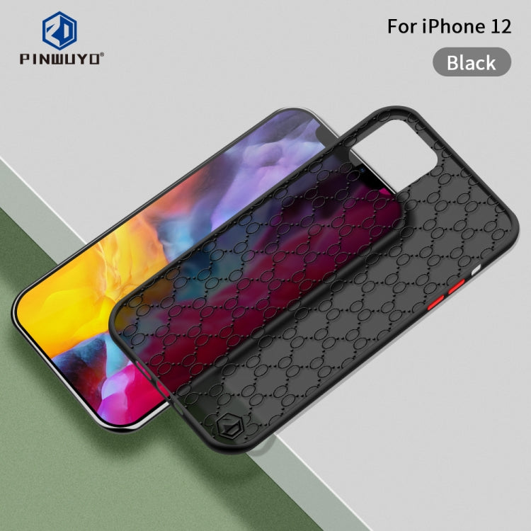 PINWUYO Serie 2 Generación PC + TPU Estuche protector anticaída todo incluido, For iPhone12 mini, For iPhone 12 Pro Max, For iPhone 12 / 12 Pro