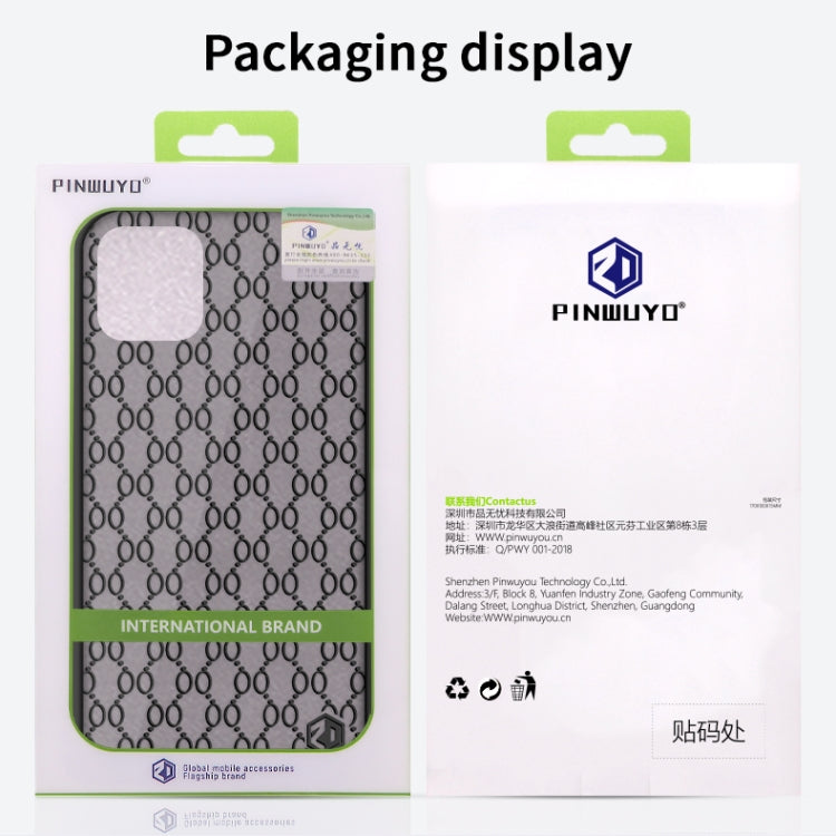 PINWUYO Serie 2 Generación PC + TPU Estuche protector anticaída todo incluido, For iPhone12 mini, For iPhone 12 Pro Max, For iPhone 12 / 12 Pro
