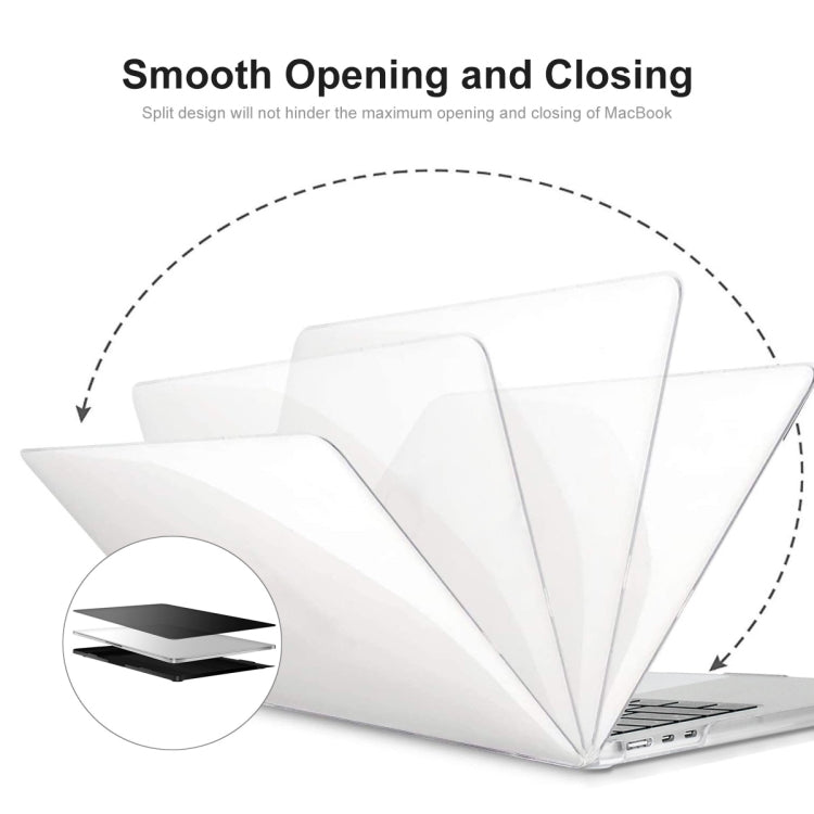 Funda protectora ENKAY Crystal Laptop para MacBook Air 13.6 2022 A2681, Single Case