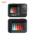 Para GoPro HERO9 ENKAY Hat-Prince 3 en 1 0,2 mm 9H 2.15D Lente protectora de cámara y película de vidrio templado de pantalla